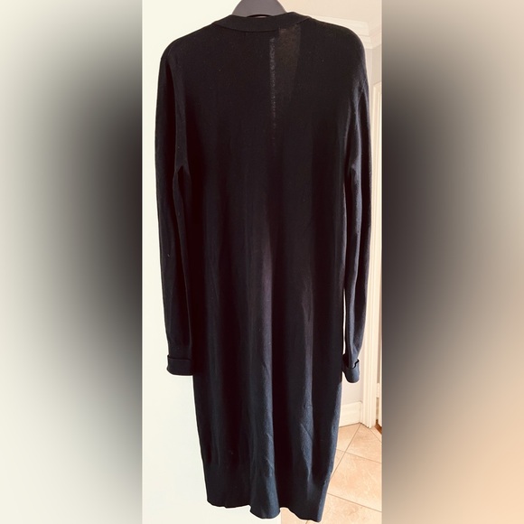 Simona Barbieri Twin-Set Black Long Cardigan/Sweater Dress - Picture 6 of 11
